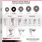 Service Caster 3.5 Inch Phenolic Wheel Swivel Top Plate Caster Set with Brake SCC-20S3514-PHR-TLB-4 - alternate 3